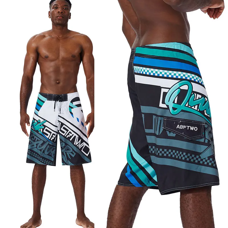 Board Short Surf - Bermuda Brand Beach Shorts Summer Quick