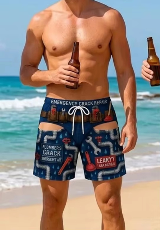 Personalized Funny Swim Trunks - Board Short Surf review and price