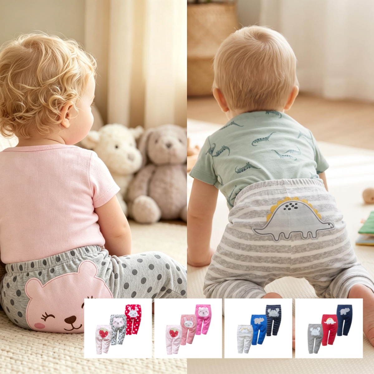 3PCS Unisex Cotton Harem PP Pa - Summer Clothing Baby Boy review and price