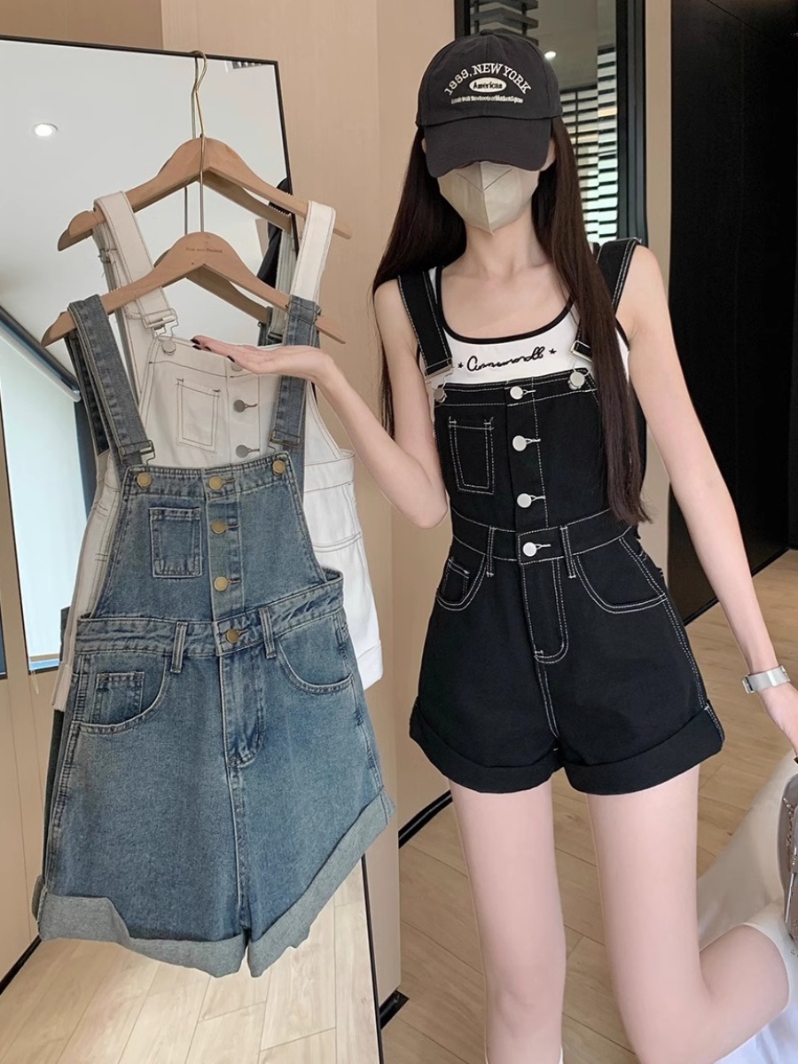 Rompers Women Solid Suspenders - Summer Loving Clothing review and price