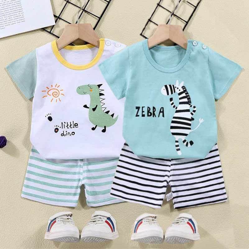 Cotton Tees+Shorts 2-piece Tra - Summer Clothing Baby Boy review and price
