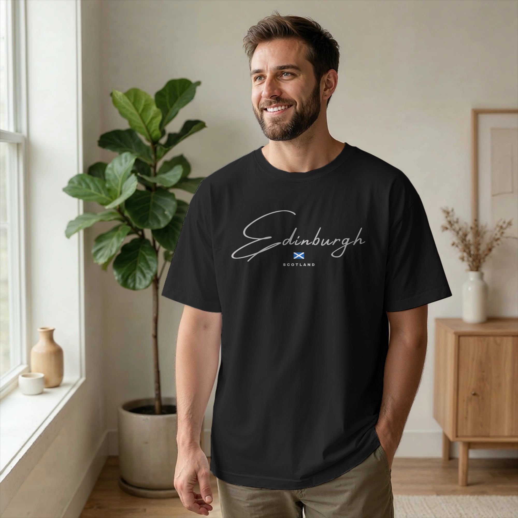 Men T-Shirt Edinburgh Scotland - Summer Clothing Edinburgh review and price