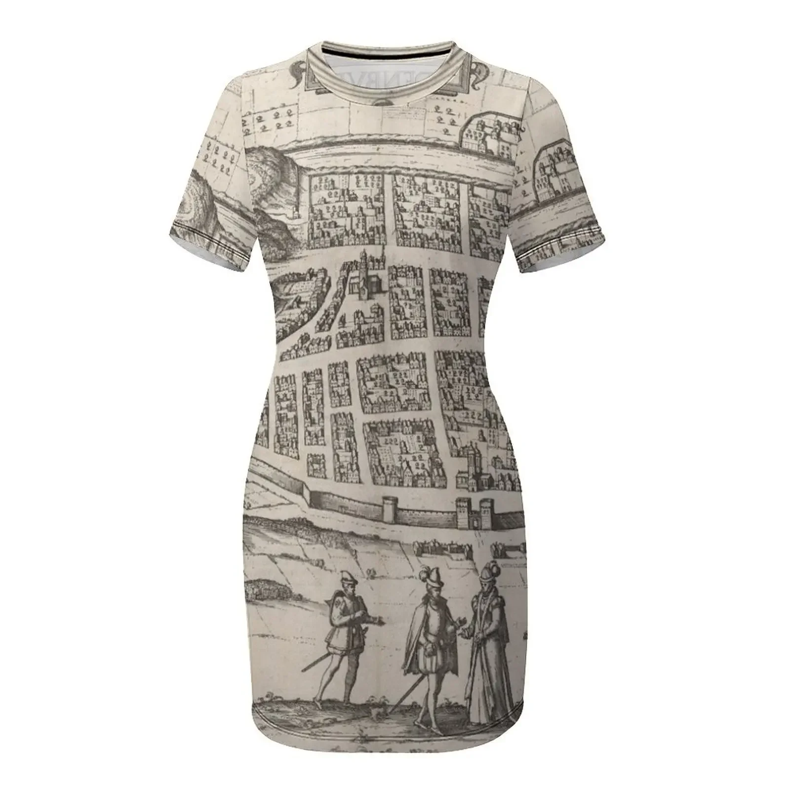 Vintage Map of Edinburgh Scotl - Summer Clothing Edinburgh review and price