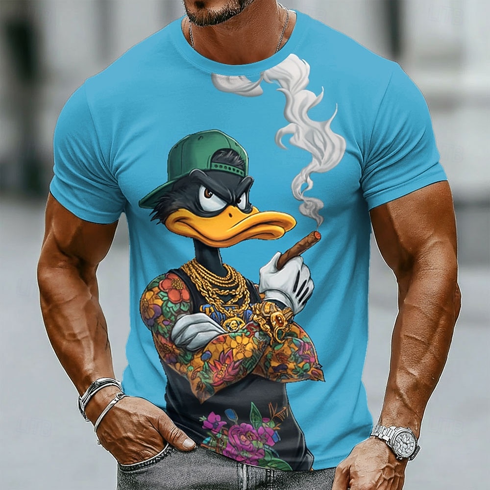 Funny 3D Grumpy Black Duck in  - Crew Clothing Summer Jacket review and price
