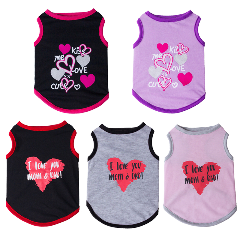 Lovely Puppy Cat Dog Sleeveles - Summer Loving Clothing review and price