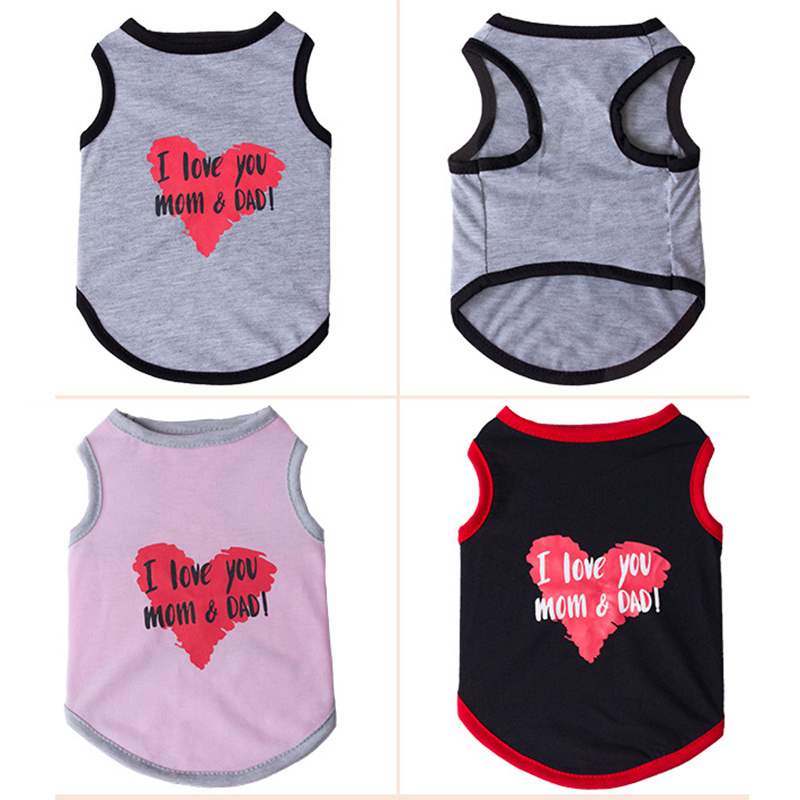 Lovely Puppy Cat Dog Sleeveles - Summer Loving Clothing review and price